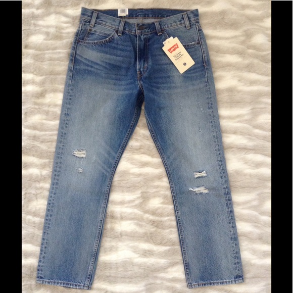 LEVI'S - 505c Distressed Vintage Style Jeans - Picture 2 of 8